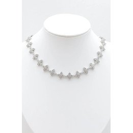 Collier ras de cou argenté ou doré