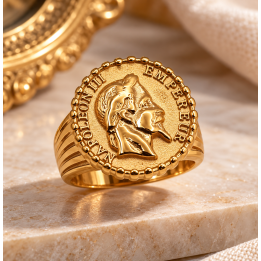 Bague homme style empereur