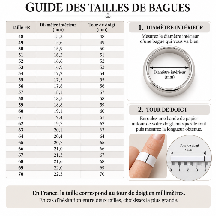 Bague Saint Benoît en acier doré