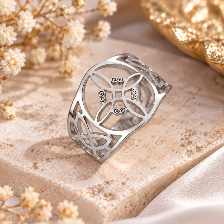 Bague sorcière Wiccan