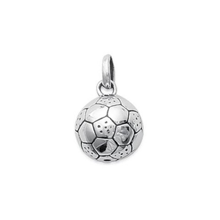 Pendentif football en acier