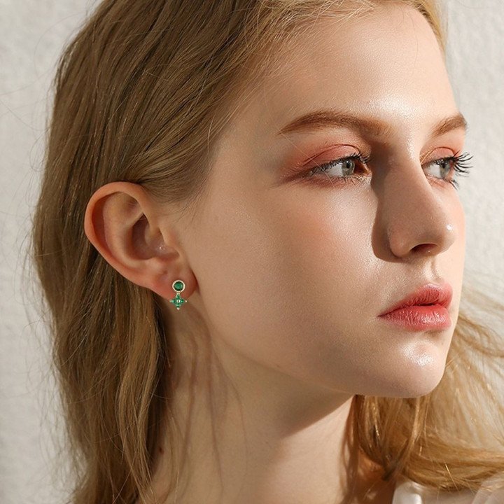 Boucles d'oreilles puces en 11 mm