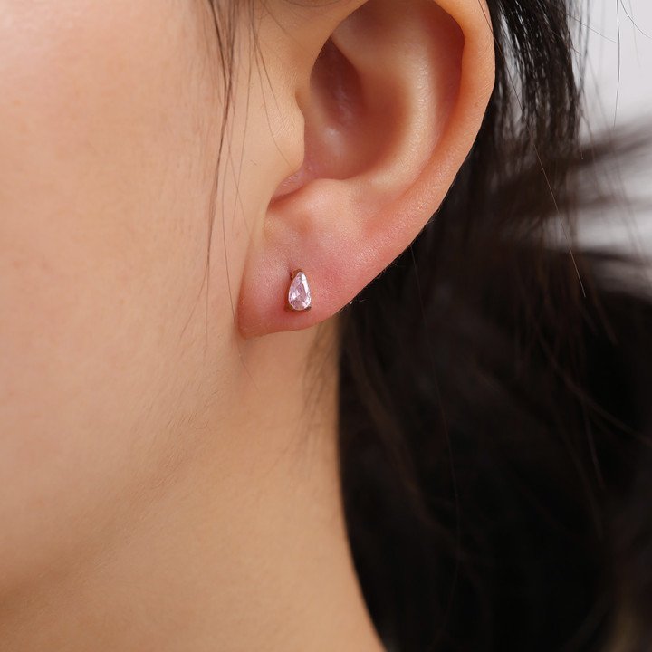 Boucles d'oreilles en acier
